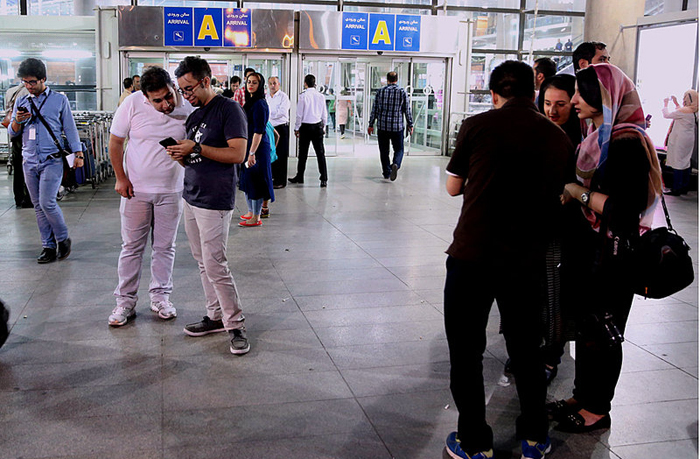 (تصاویر) استقبال از عوامل«فروشنده»در فرودگاه (تصاویر) استقبال از عوامل«فروشنده»در فرودگاه