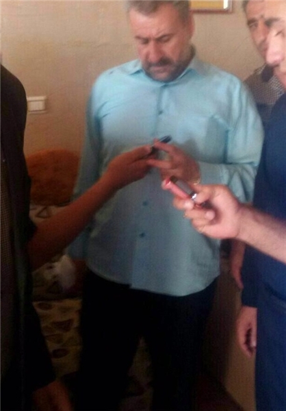 (تصویر) خودرو فلاحت پیشه پس از حمله مسلحانه