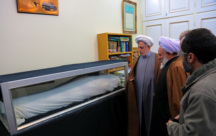 (تصاویر) وداع با آیت الله موسوی اردبیلی