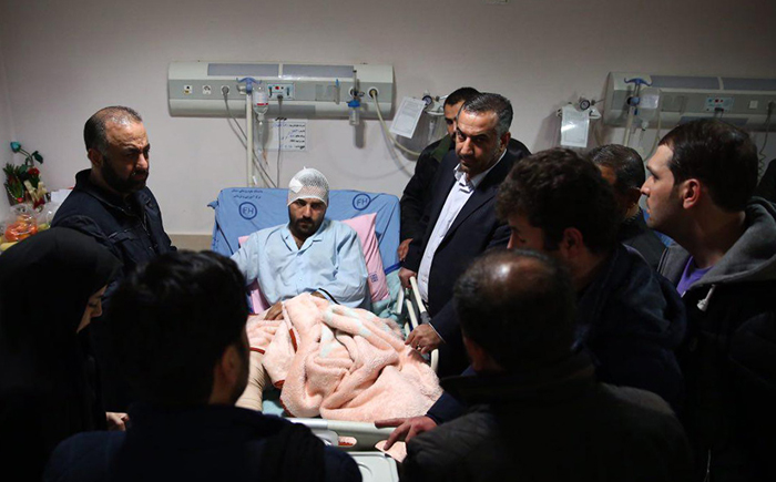 (تصاویر) مجروحان حادثه قطار سمنان (تصاویر) مجروحان حادثه قطار سمنان