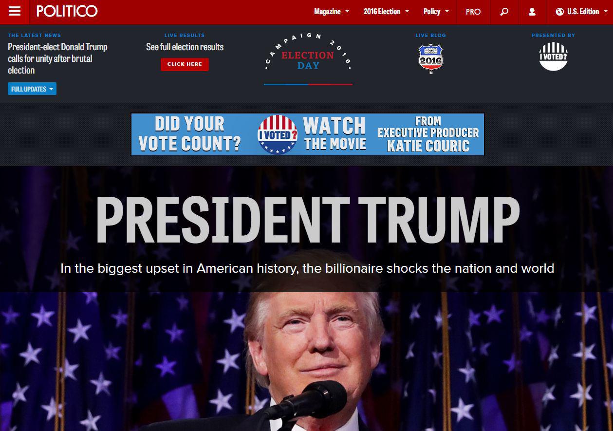 (تصاویر) ناراحتی رسانه های غربی از پیروزی ترامپ