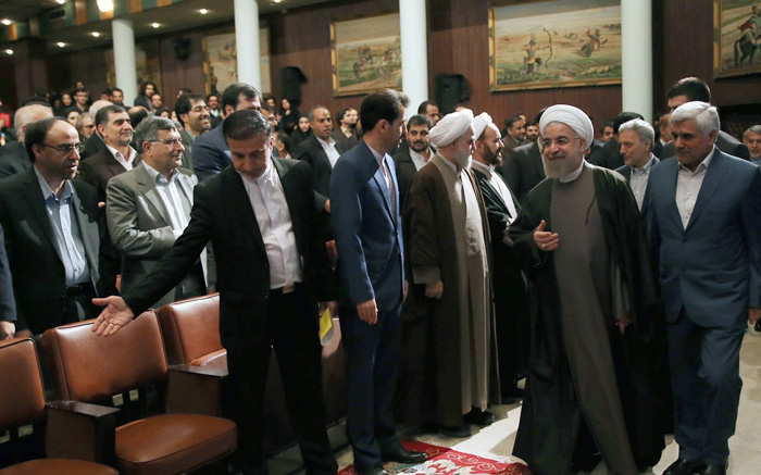 (تصاویر) روحانی در دانشگاه تهران (تصاویر) روحانی در دانشگاه تهران