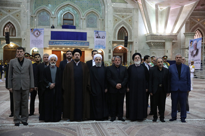 (تصاویر) روحانی در مرقد امام(ره) (تصاویر) روحانی در مرقد امام(ره)
