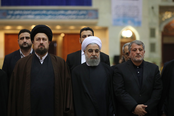 (تصاویر) روحانی در مرقد امام(ره) (تصاویر) روحانی در مرقد امام(ره)