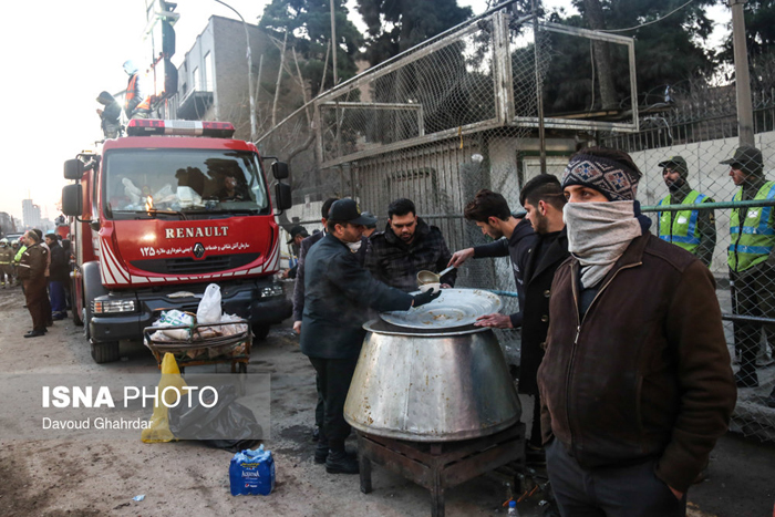 (تصاویر) صبح پنجمین روز حادثه پلاسکو