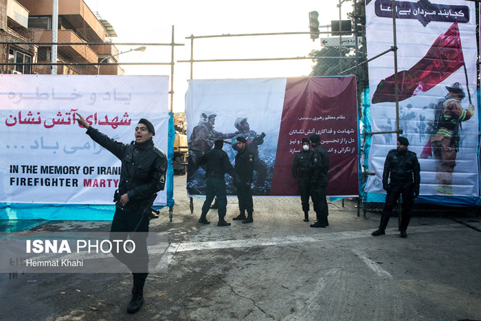 (تصاویر) صبح پنجمین روز حادثه پلاسکو
