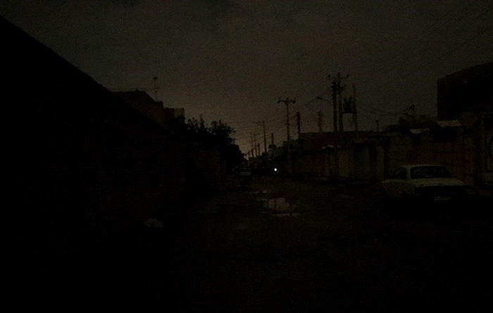 (تصاویر) خاموشیِ اهواز