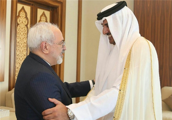 ظریف با امیر قطر دیدار کرد +(تصویر) ظریف با امیر قطر دیدار کرد +(تصویر)