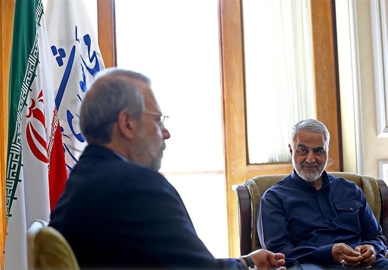 (عکس) دیدار سردار سلیمانی با علی لاریجانی (عکس) دیدار سردار سلیمانی با علی لاریجانی