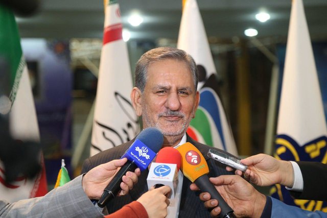 (عکس) حضور جهانگیری در صدا و سیما