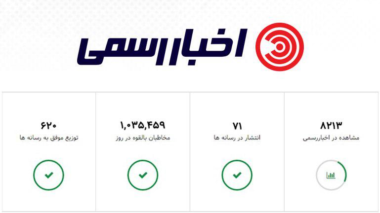 یک میلیون نفر؛ مخاطبین بالقوه هر کمپین خبری در اخبار رسمی