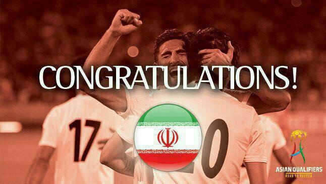 پیام تبریک فیفا و AFC برای صعود تیم ملی پیام تبریک فیفا و AFC برای صعود تیم ملی
