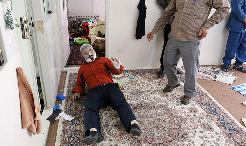 (تصاویر) بازسازی صحنه قتل در قم (تصاویر) بازسازی صحنه قتل در قم