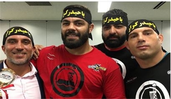 علیاکبری حریف آمریکایی را ناک اوت کرد علیاکبری حریف آمریکایی را ناک اوت کرد