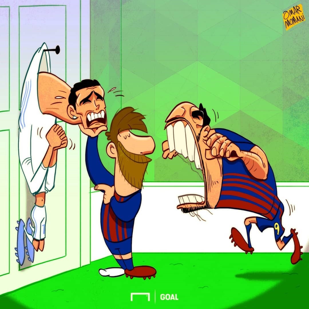 وقتی سوارز، رونالدو را جوید! وقتی سوارز، رونالدو را جوید!