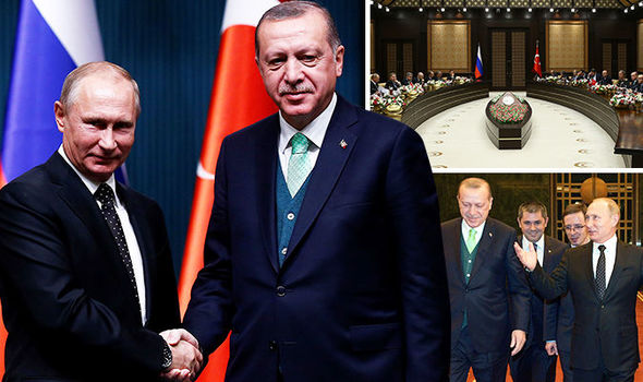 (تصاویر) دیدار پوتین و اردوغان در آنکار