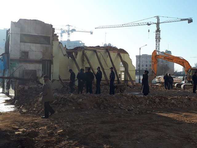 (تصاویر) مسجد صفوی مشهد تخریب شد