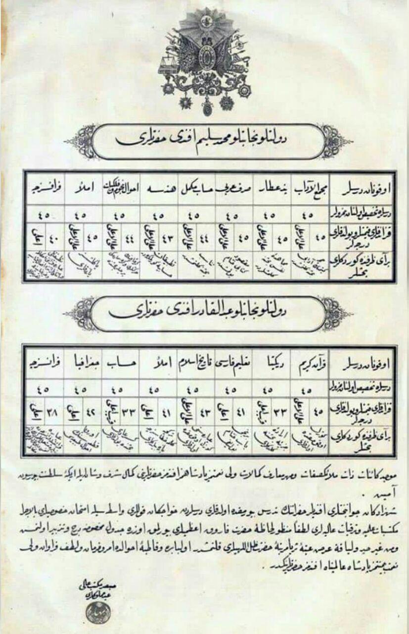 فارسی در کارنامه آخرین شاهزاده‌های عثمانی