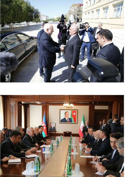 دیدار ظریف با رییس مجلس نخجوان