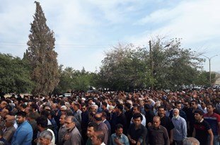 تشیع قربانیان حوادث کازرون