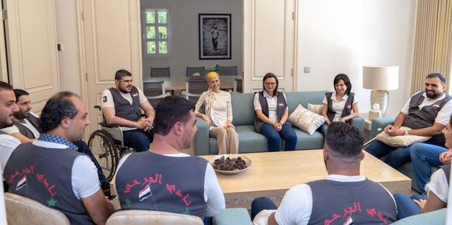 تصاویر جدید از همسر بشار اسد پس از شیمی‌درمانی