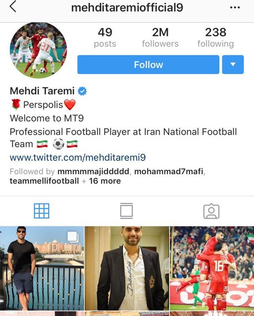 حمله هوادارن پرسپولیس به اینستاگرام طارمی حمله هوادارن پرسپولیس به اینستاگرام طارمی