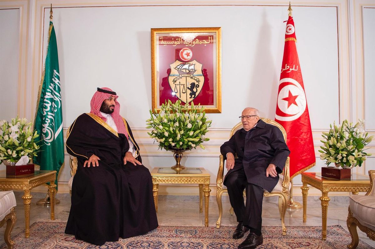 محمد بنسلمان، وارد تونس شد محمد بنسلمان، وارد تونس شد
