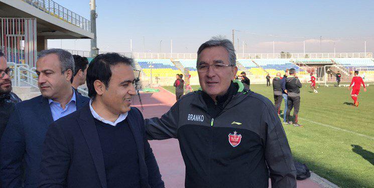 (تصویر) مهمان امروز تمرینات پرسپولیس