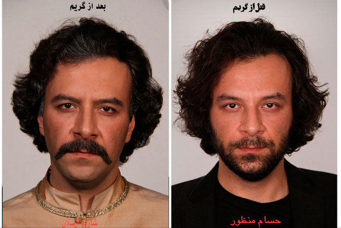 (تصاویر) بازیگران سریال «بانوی عمارت» قبل و بعد از گریم