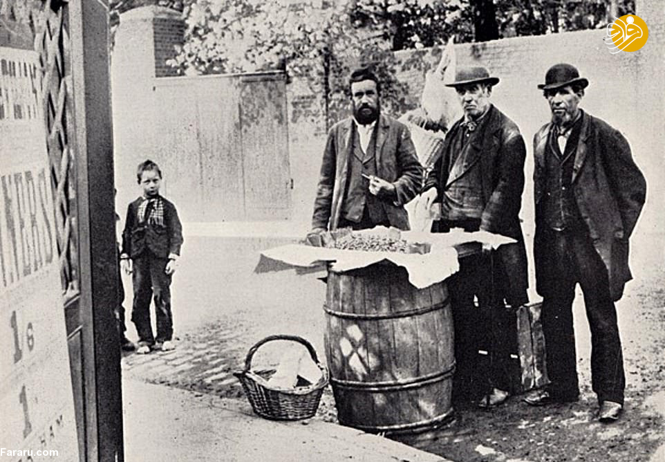 (تصاویر) فروشندگان خیابانی در گرینوچ لندن؛ 135 سال قبل