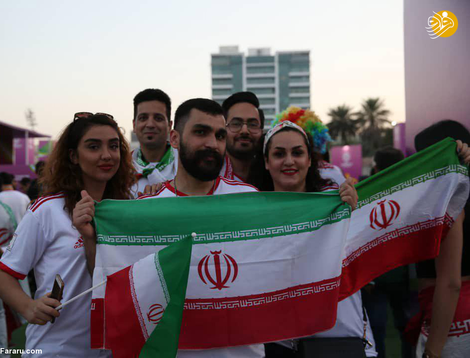 تصاویر : تماشاگران ایرانی در دیدار مقابل عراق
