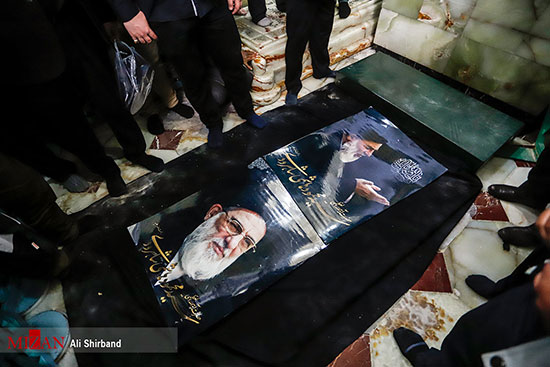 (تصاویر) آرامگاه آیت‌الله شاهرودی در قم
