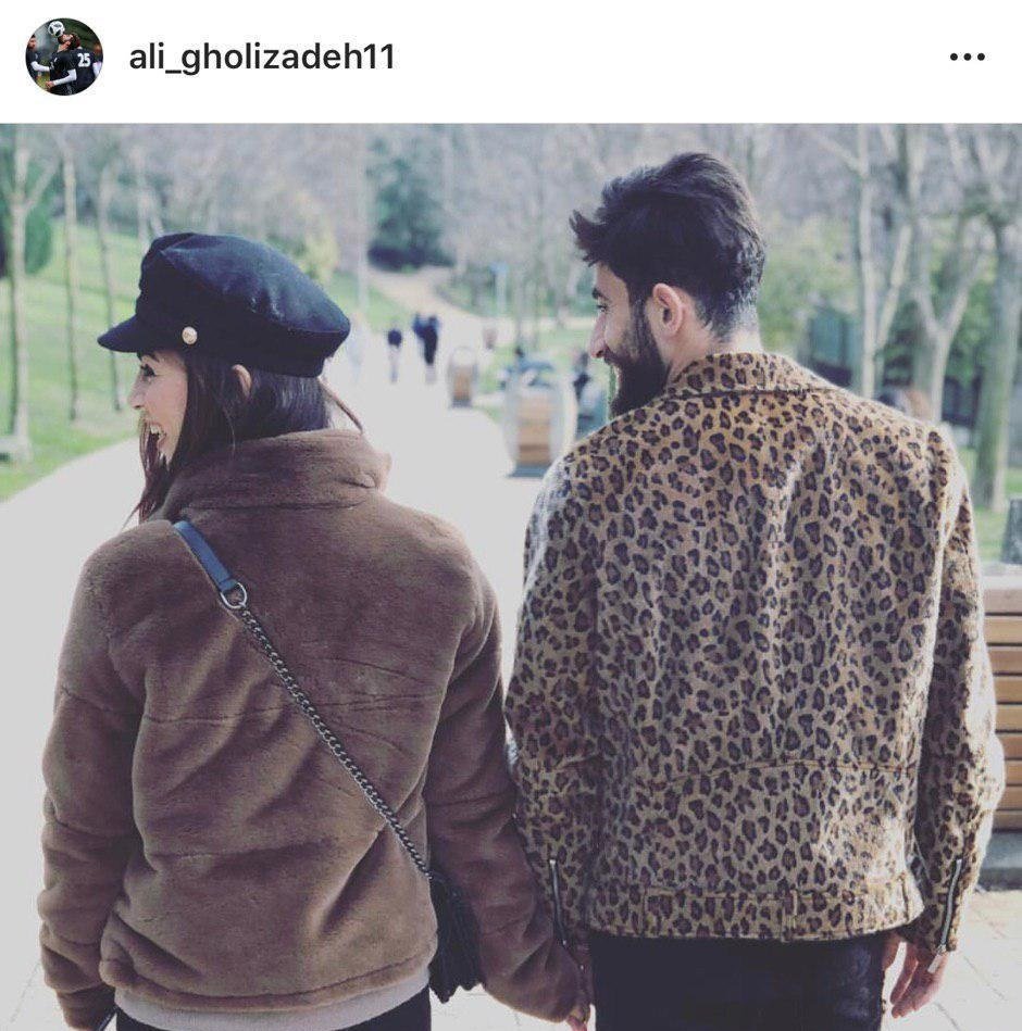 (تصویر) ازدواج علی قلی‌زاده با بازیکن فوتبال بانوان ملوان
