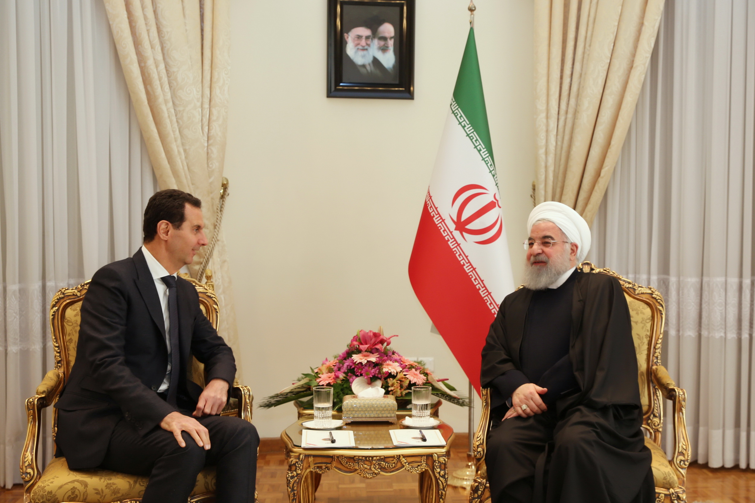 بشار اسد به روحانی دیدار کرد
