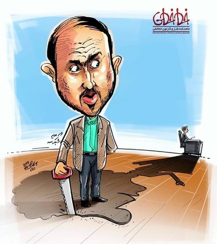(کارتون) مدیر شبکه ۳ کار دست خودش داد!