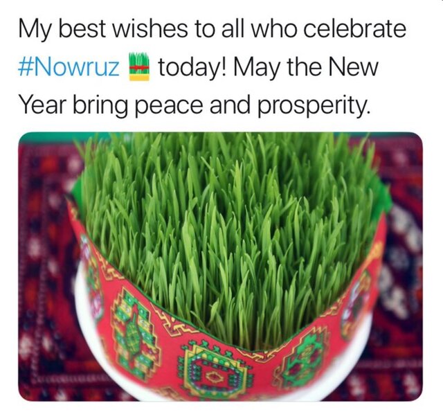 تبریک نوروزی هلگا اشمید