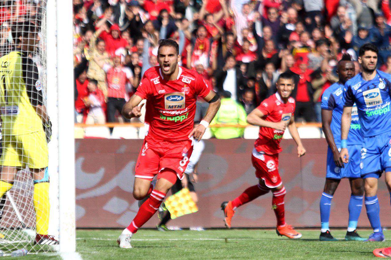 خلاصه بازی پرسپولیس 1 - استقلال 0 (دربی 89)