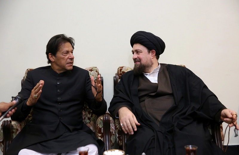 دیدار عمران خان با سید حسن خمینی