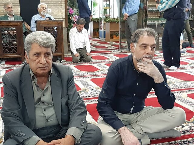 (تصاویر) مراسم ترحیم پرویز بهرام برگزار شد
