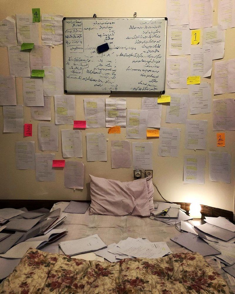 تصویری عجیب از اتاق تمرین ساعد سهیلی! تصویری عجیب از اتاق تمرین ساعد سهیلی!