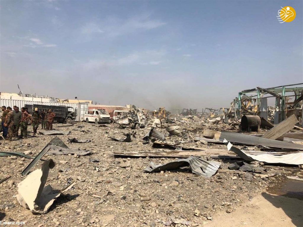 (تصاویر) خسارتهای انفجار شدید پادگان حشدالشعبی در بغداد (تصاویر) خسارتهای انفجار شدید پادگان حشدالشعبی در بغداد