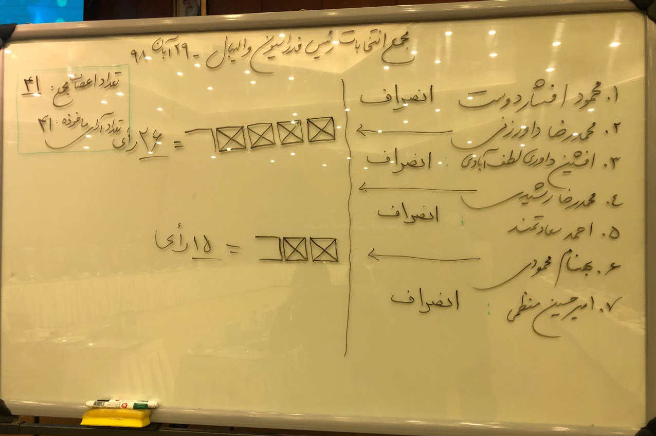 داورزنی دوباره رئیس فدراسیون والیبال شد داورزنی دوباره رئیس فدراسیون والیبال شد