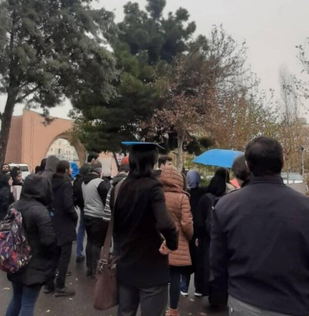 تجمع دانشجویان دانشگاه تهران در روز دانشجو