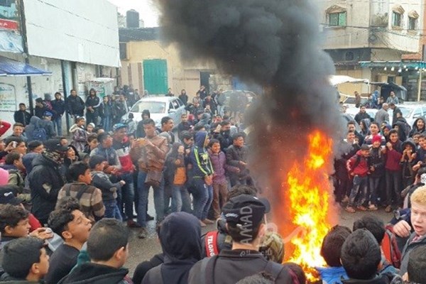 اعتصاب سراسری در نوار غزه