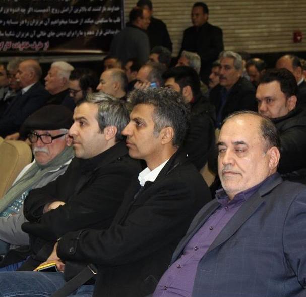 (عکس) فردوسی‌پور در مراسم جان‌باختگان هواپیمای اوکراینی