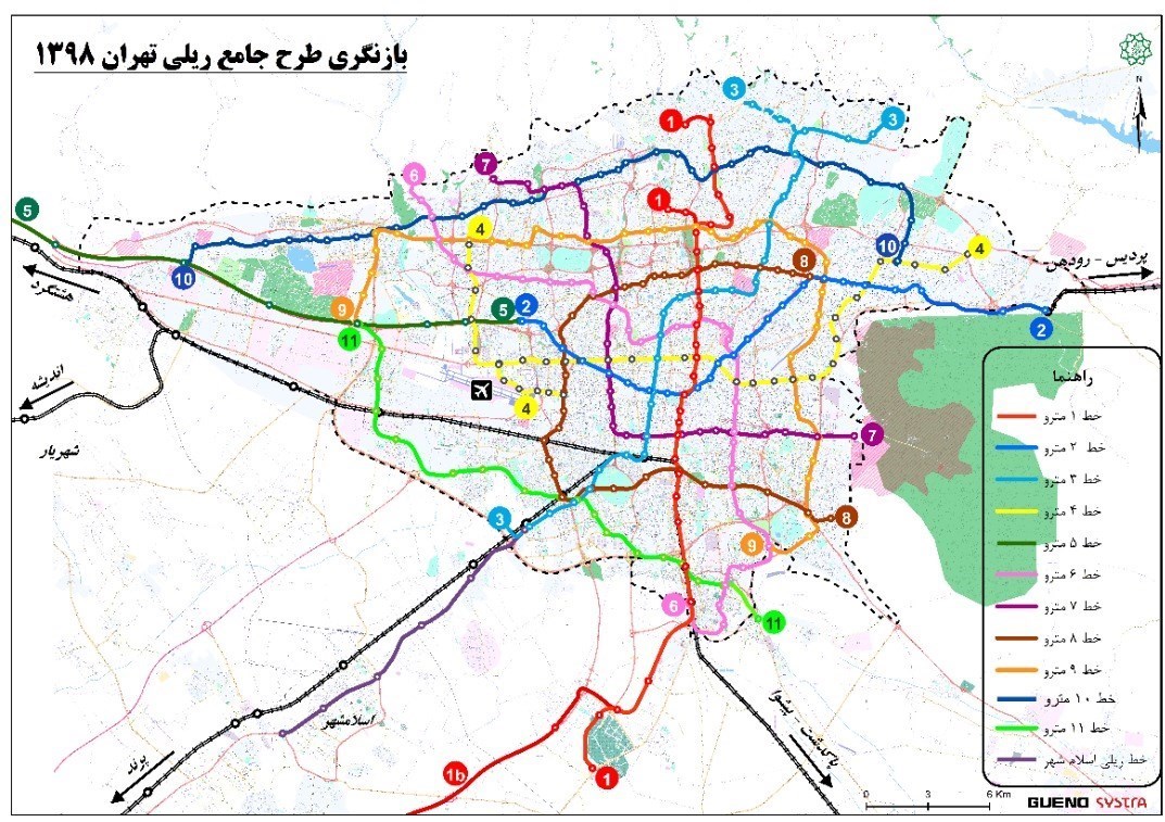 (تصویر) طرح جامع حمل‌ونقل ریلی تهران تصویب شد