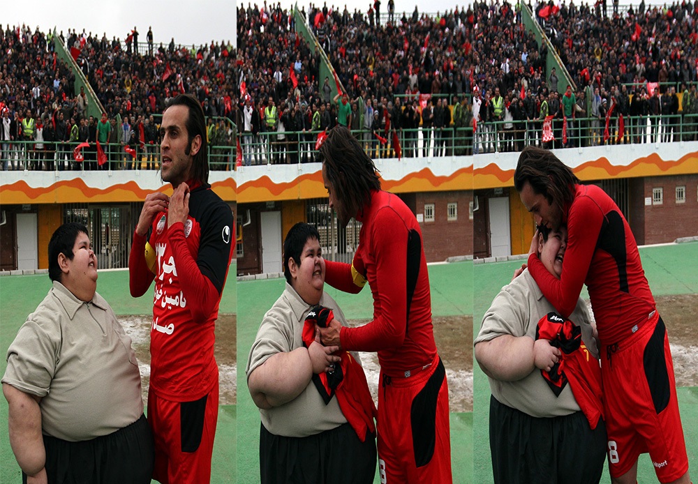 چاق‌ترین پسر ایران و هوادار علی کریمی در گذشت