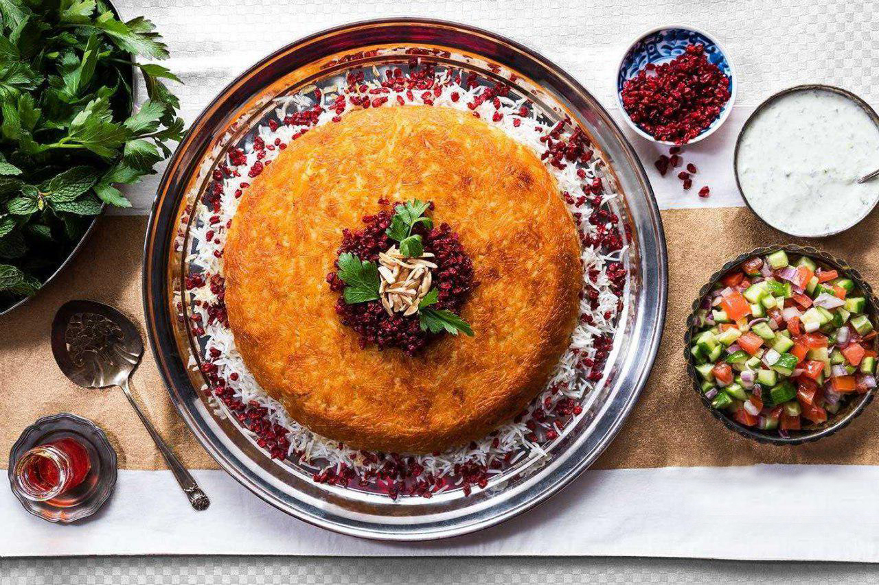 طرز تهیه ته چین گوشت و بادمجان طرز تهیه ته چین گوشت و بادمجان
