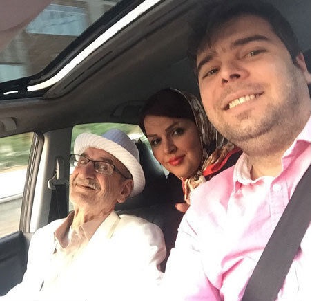 (عکس) احمد پورمخبر در کنار پسر و دخترش