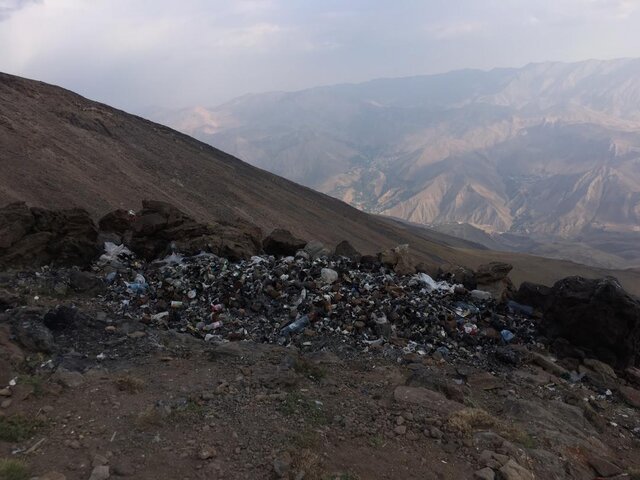 دپوی زباله در دماوند